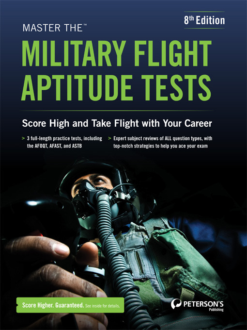 Title details for Master the Military Flight Aptitude Tests by Peterson's - Available